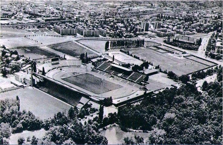 Panorama. Pogled na stadion Maksimir 1979. godine